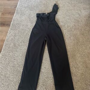 Teeze Me Black One-Shoulder Jumpsuit